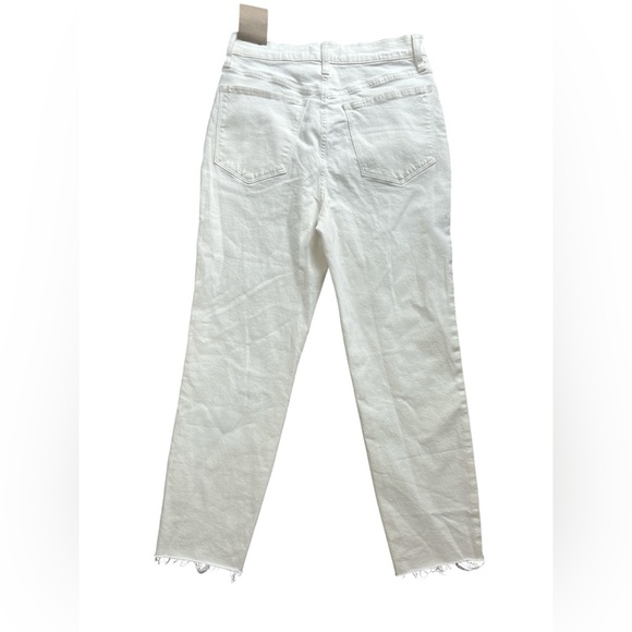 NEW Madewell The Momjean High Waist White Jeans Size 28 - Picture 3 of 6